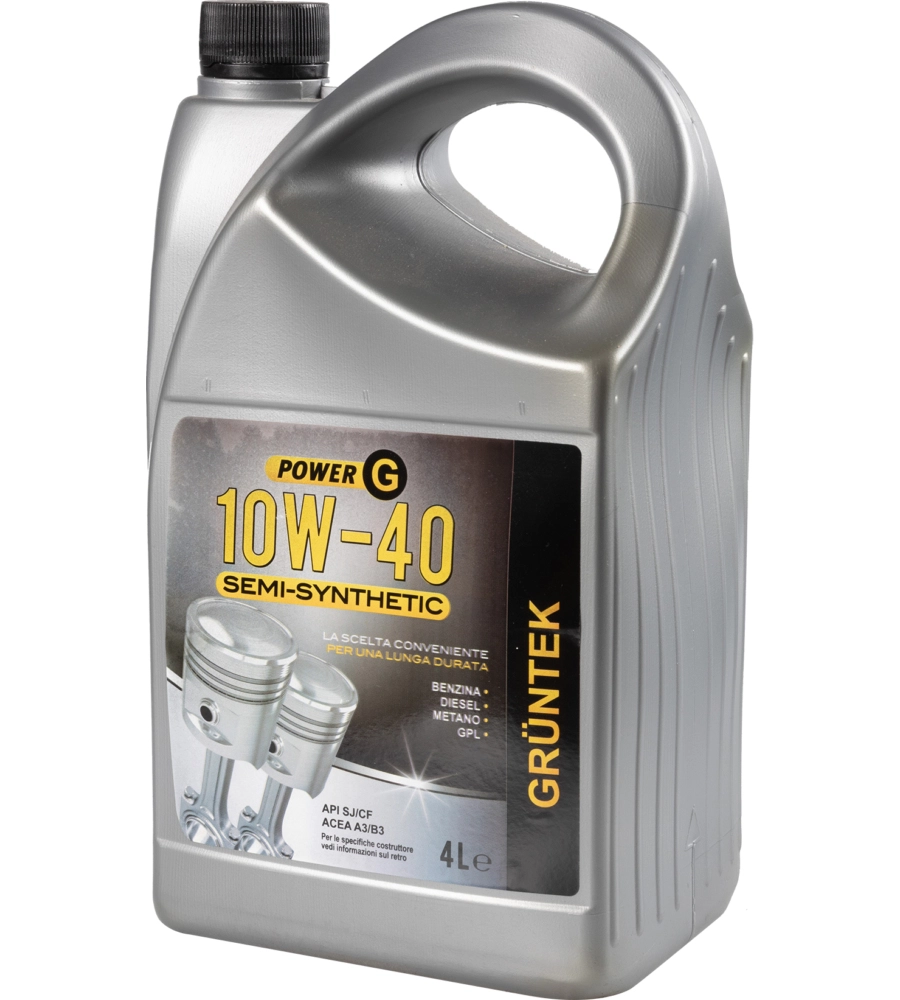 OLIO POWER-G SEMI-SINTETICO 4L 10W40 PER MOTORI DIESEL BENZINA